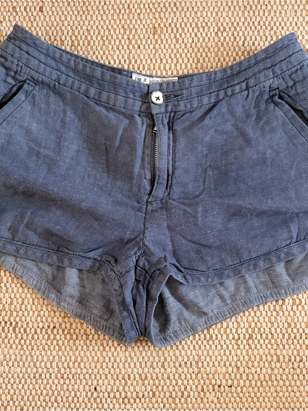 rag & bone Navy Casual Shorts